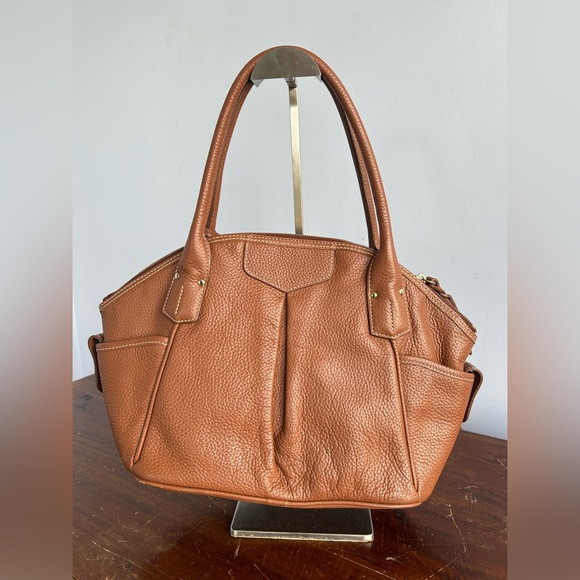 Dooney & Bourke Brown Leather Handbag - Picture 4 of 8